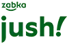 Nazwa Żabka_Jush_logo_VS2